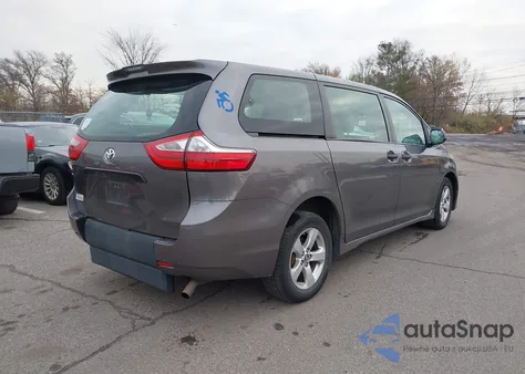 2018 Toyota Sienna L 7 Passenger from USA, damaged, VIN 5TDZZ3DC4JS922420